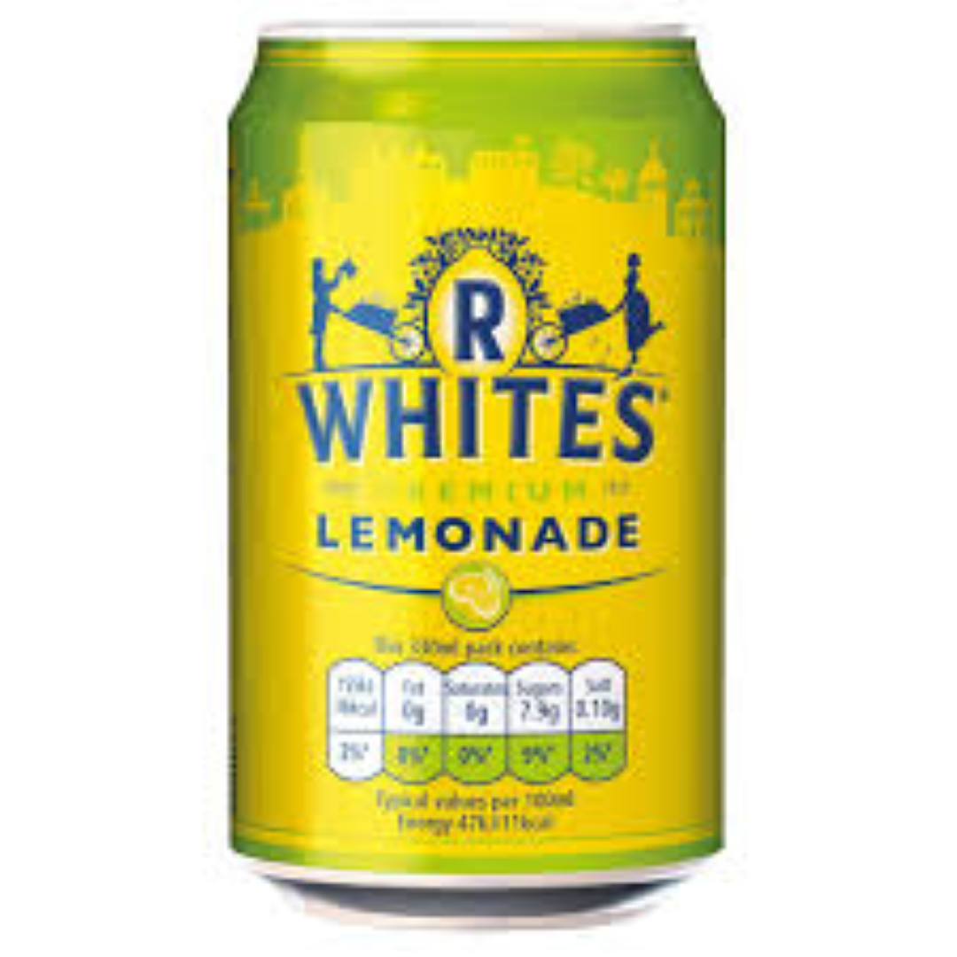 R WHITES PREMIUM LEMONADE 330ML